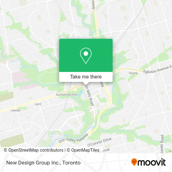 New Design Group Inc. map