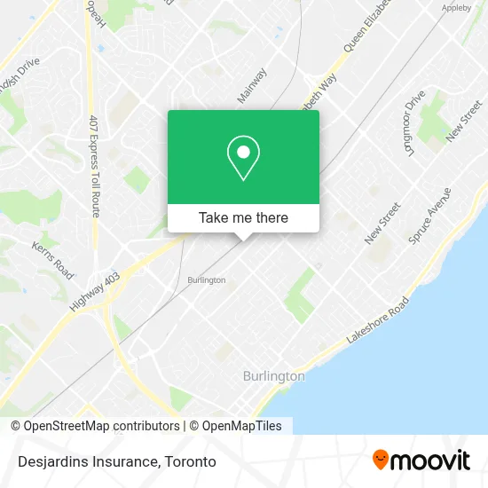Desjardins Insurance map