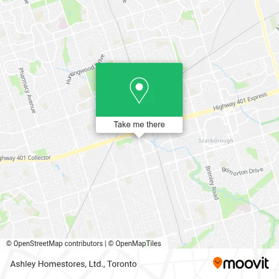 Ashley Homestores, Ltd. map