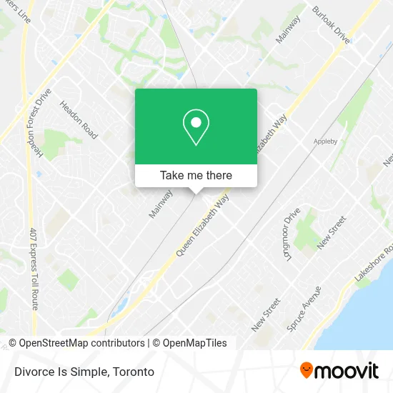 Divorce Is Simple map