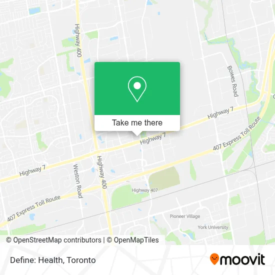 Define: Health map