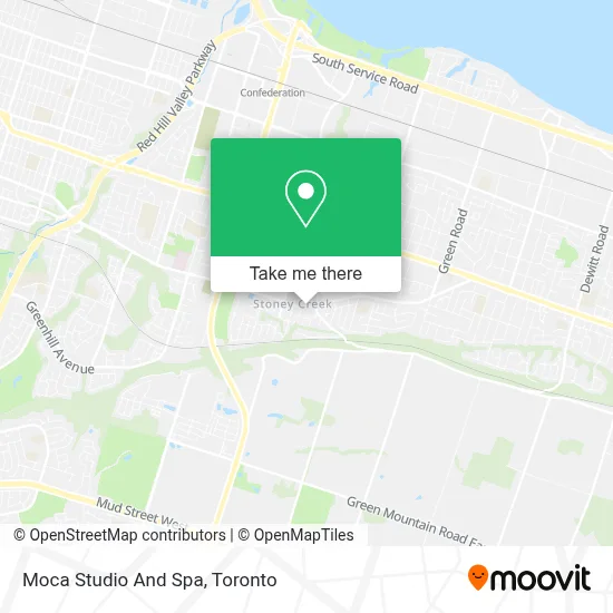 Moca Studio And Spa map