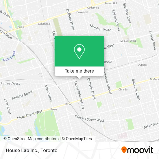 House Lab Inc. map