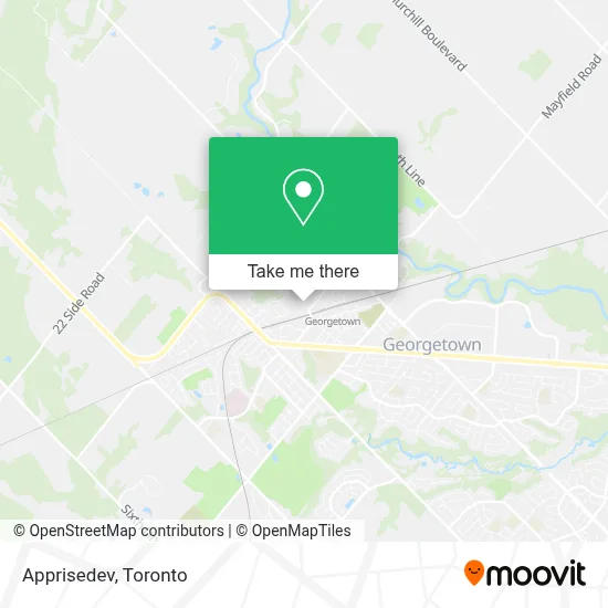 Apprisedev map