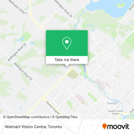 Walmart Vision Centre map
