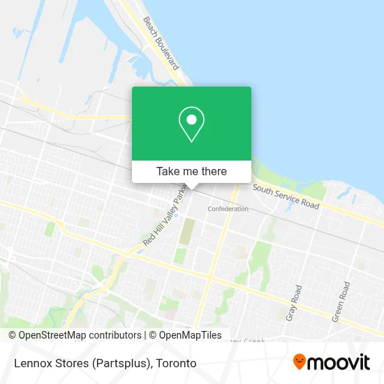 Lennox Stores (Partsplus) map