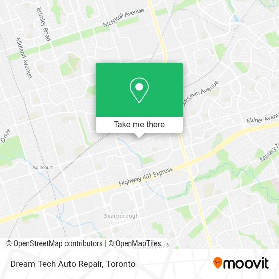 Dream Tech Auto Repair map