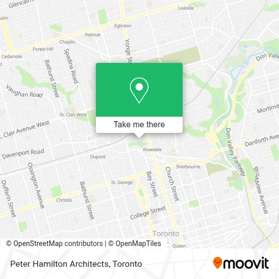 Peter Hamilton Architects map