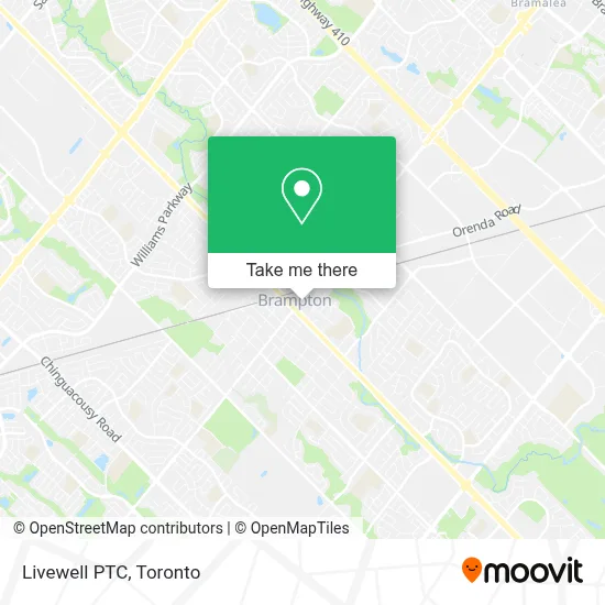 Livewell PTC map