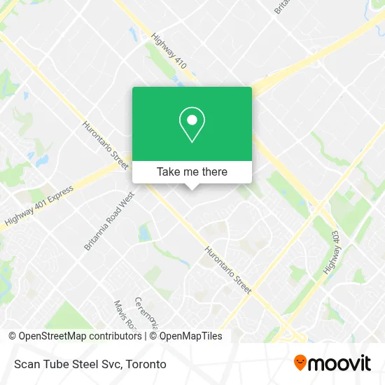 Scan Tube Steel Svc map