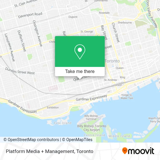 Platform Media + Management map