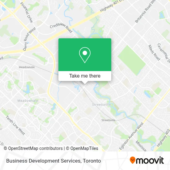 Business Development Services map