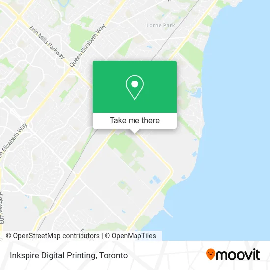 Inkspire Digital Printing map