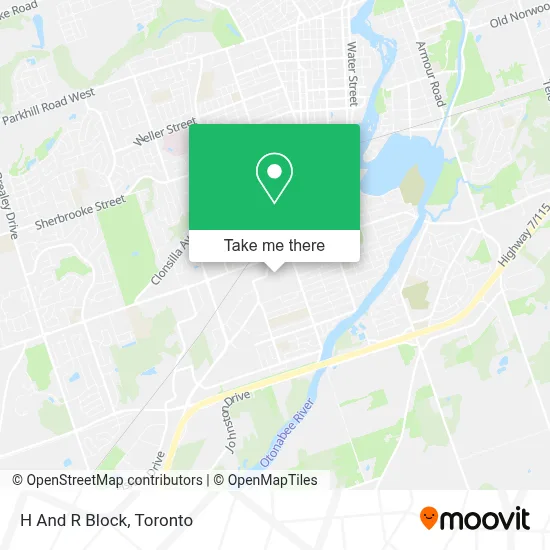 H And R Block map