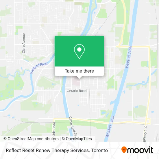 Reflect Reset Renew Therapy Services map