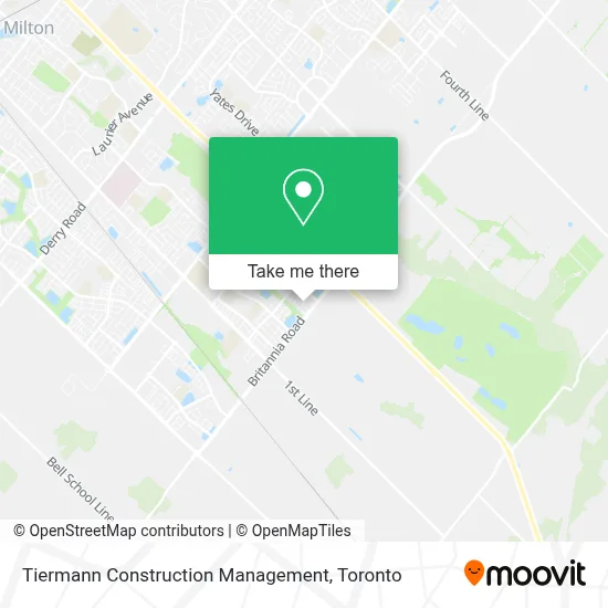 Tiermann Construction Management map