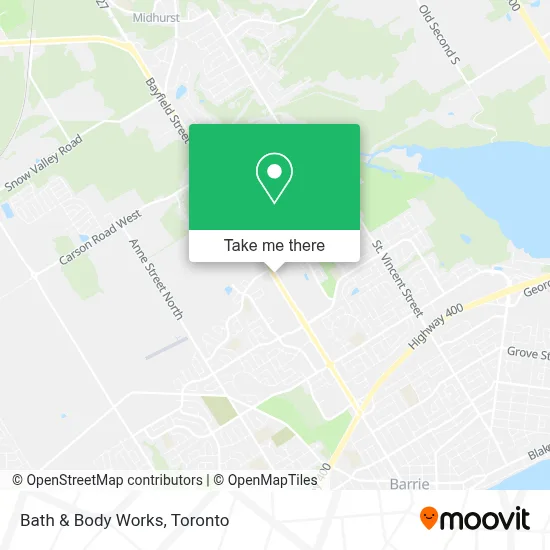 Bath & Body Works map