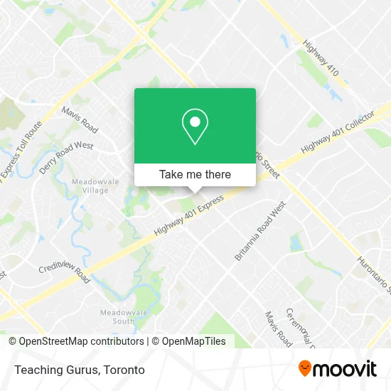 Teaching Gurus map