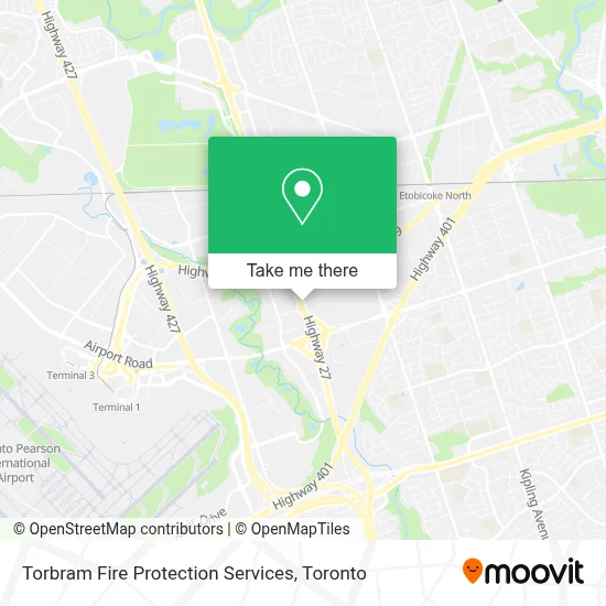 Torbram Fire Protection Services map
