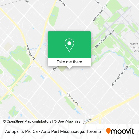Autoparts Pro Ca - Auto Part Mississauga map