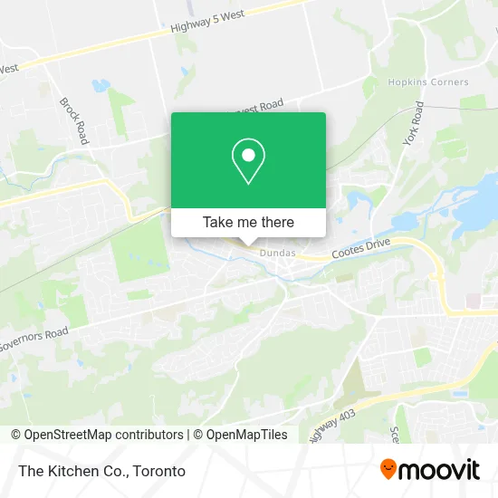 The Kitchen Co. map