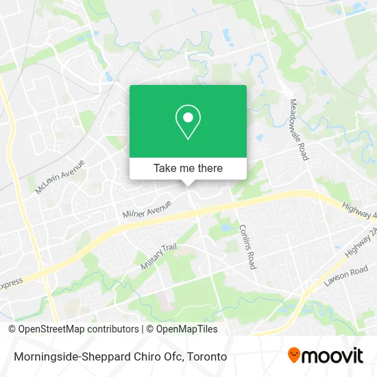 Morningside-Sheppard Chiro Ofc plan