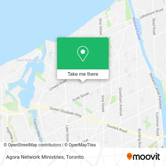 Agora Network Ministries map