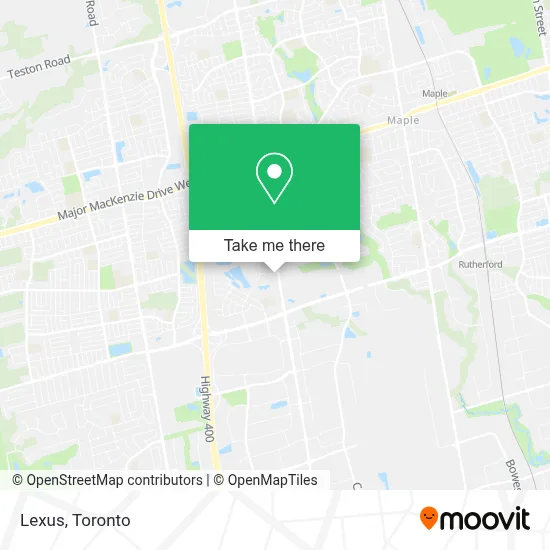 Lexus map