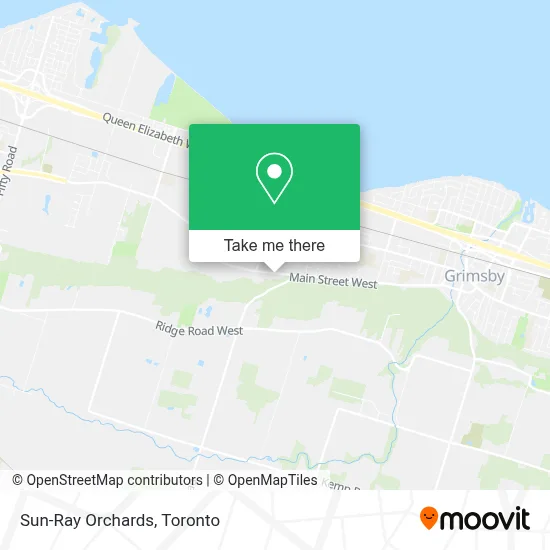 Sun-Ray Orchards map