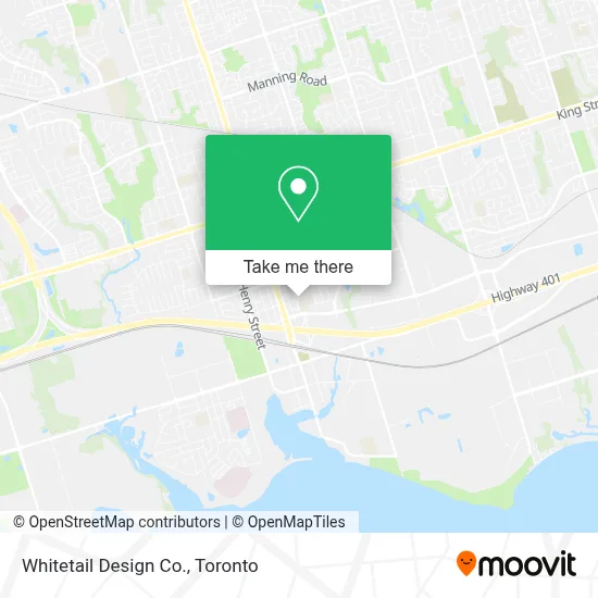 Whitetail Design Co. map