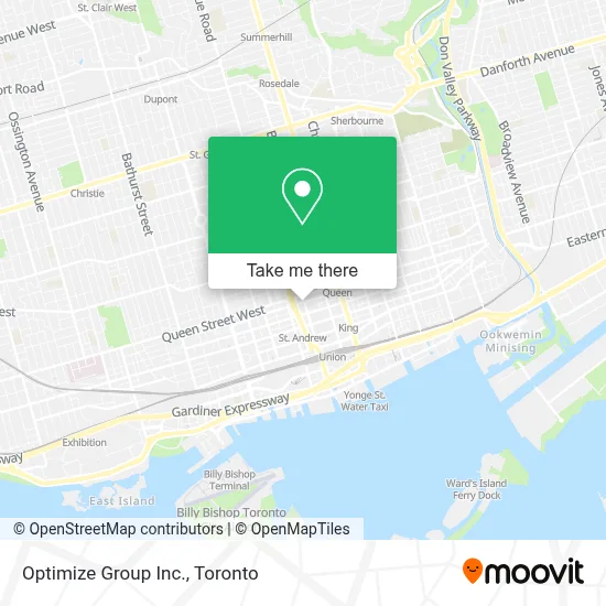 Optimize Group Inc. map