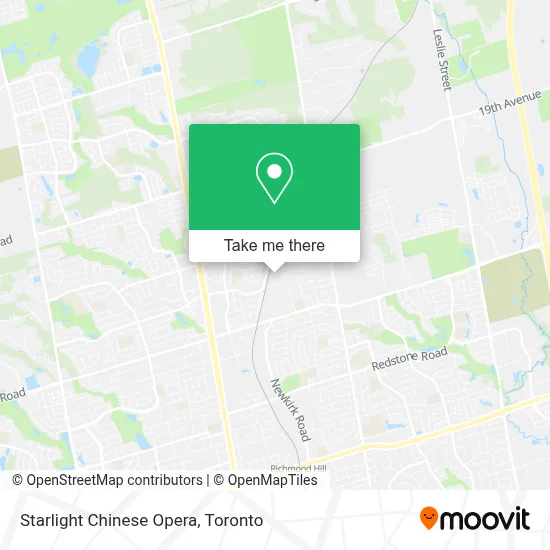 Starlight Chinese Opera map