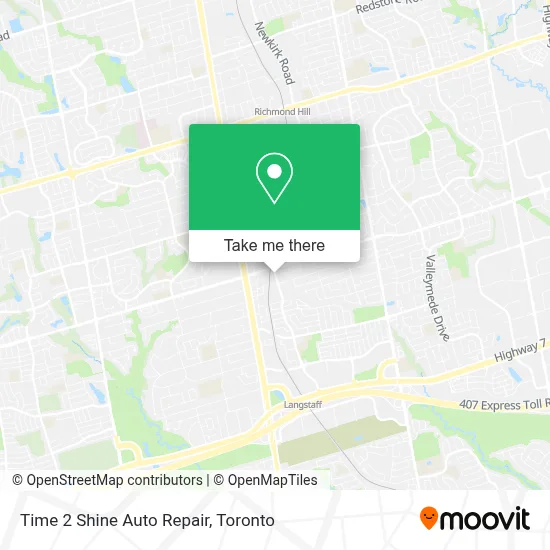 Time 2 Shine Auto Repair map
