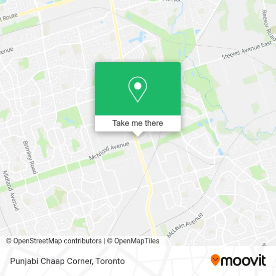 Punjabi Chaap Corner map
