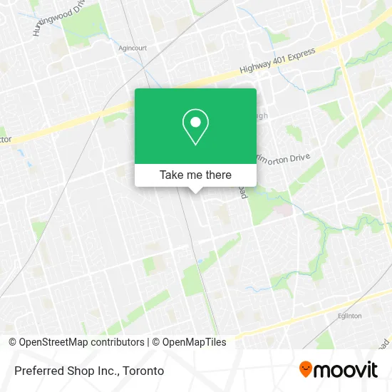 Preferred Shop Inc. map