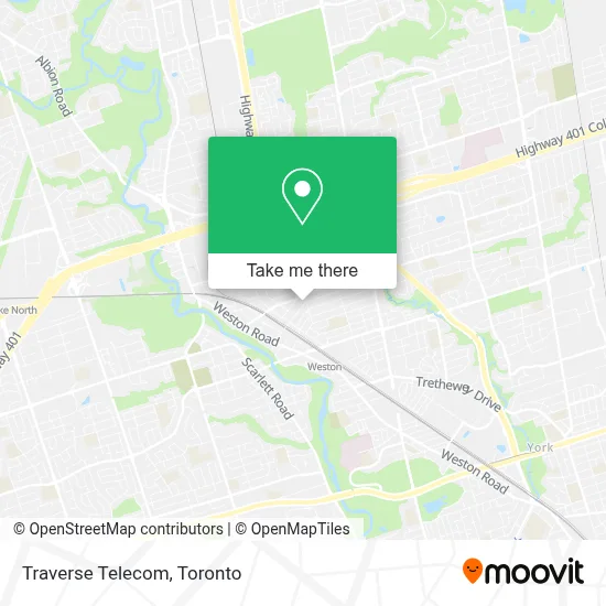 Traverse Telecom map