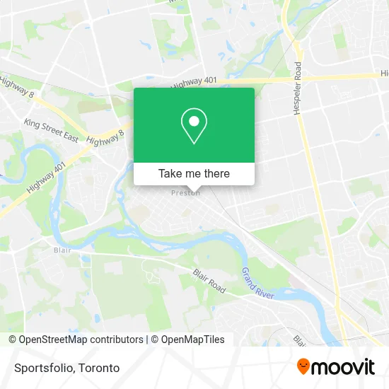 Sportsfolio map