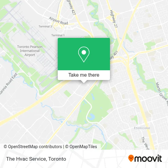 The Hvac Service map