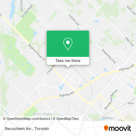 Recochem Inc. map