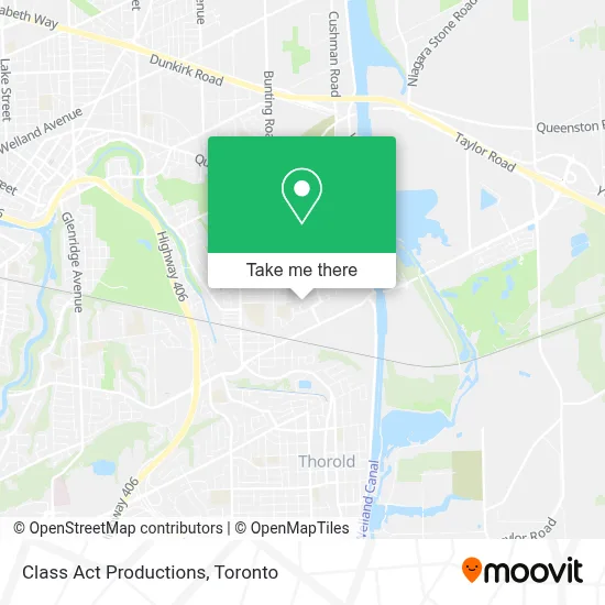 Class Act Productions map