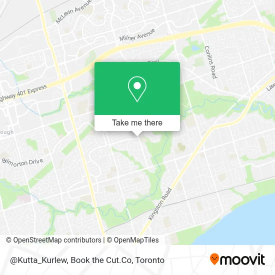 @Kutta_Kurlew, Book the Cut.Co map