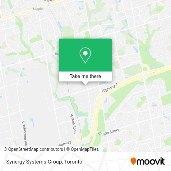 Synergy Systems Group map
