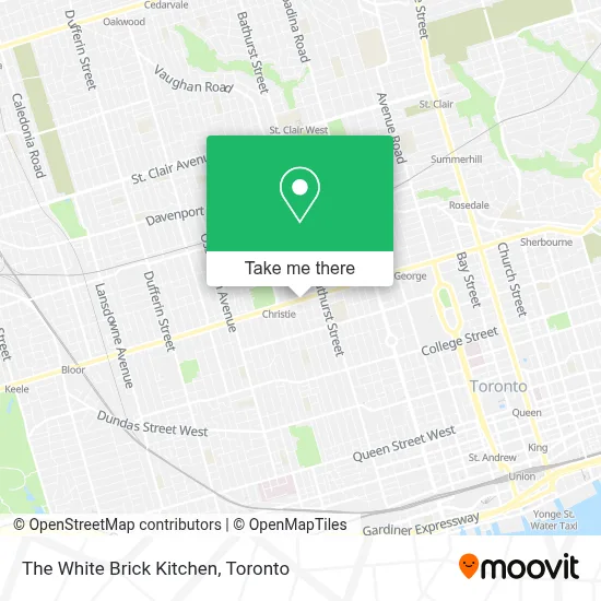 The White Brick Kitchen map