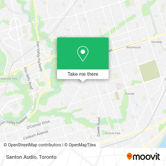 Santon Audio map