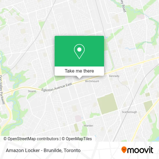 Amazon Locker - Brunilde map