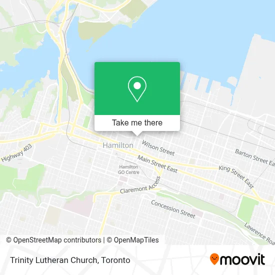Trinity Lutheran Church map