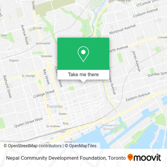 Nepal Community Development Foundation map