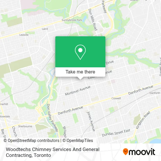 Woodtechs Chimney Services And General Contracting map