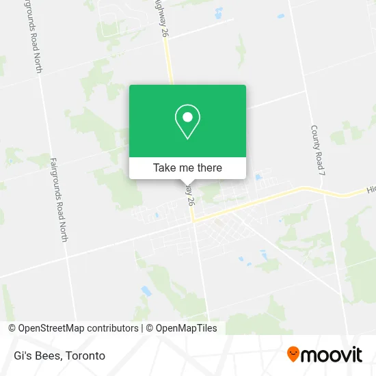 Gi's Bees map