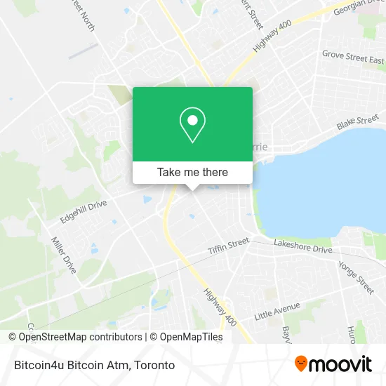 Bitcoin4u Bitcoin Atm map
